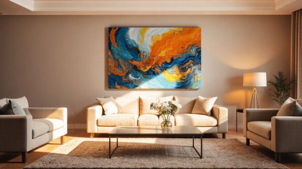 Amplifiez votre espace avec des œuvres acryliques uniques