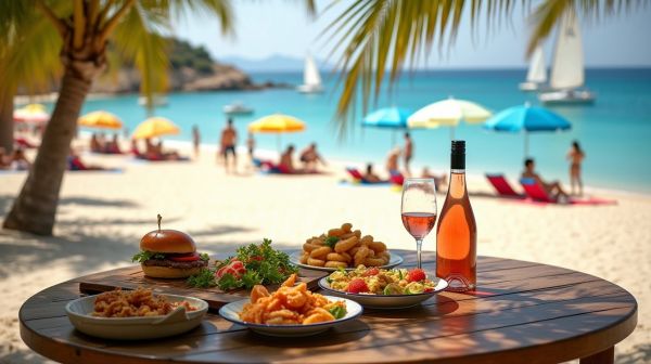 Où déguster de savoureux plats à la plage de Pampelonne ?